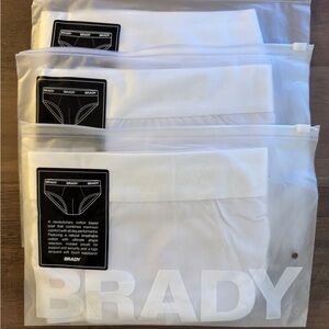 COPY - Brady White Briefs Set